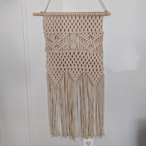 Macrame boho banner